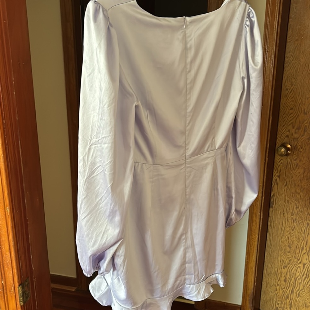 Fashion Nova All Night Longer Satin Mini Dress - Picture 3 of 4